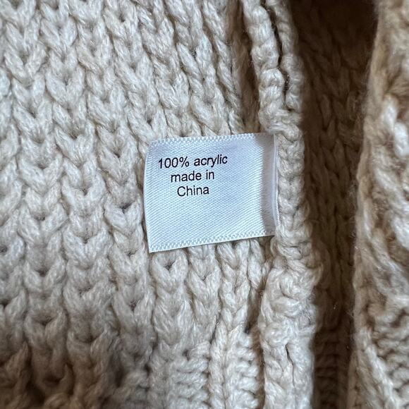 Lane Bryant Shawl Collar Jacquard Cardigan Size 18/20 Open Front Long Line NEW - Picture 9 of 11